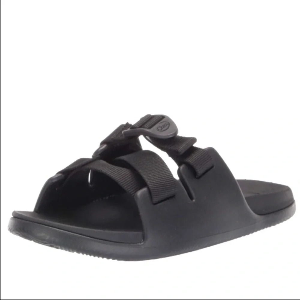 CHACO Chillos Black Strappy Sandals Slides Kids Size 5